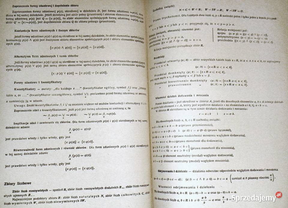 Tablice matematyczne fizyczne chemiczne Kultura i Rozrywka Chełm