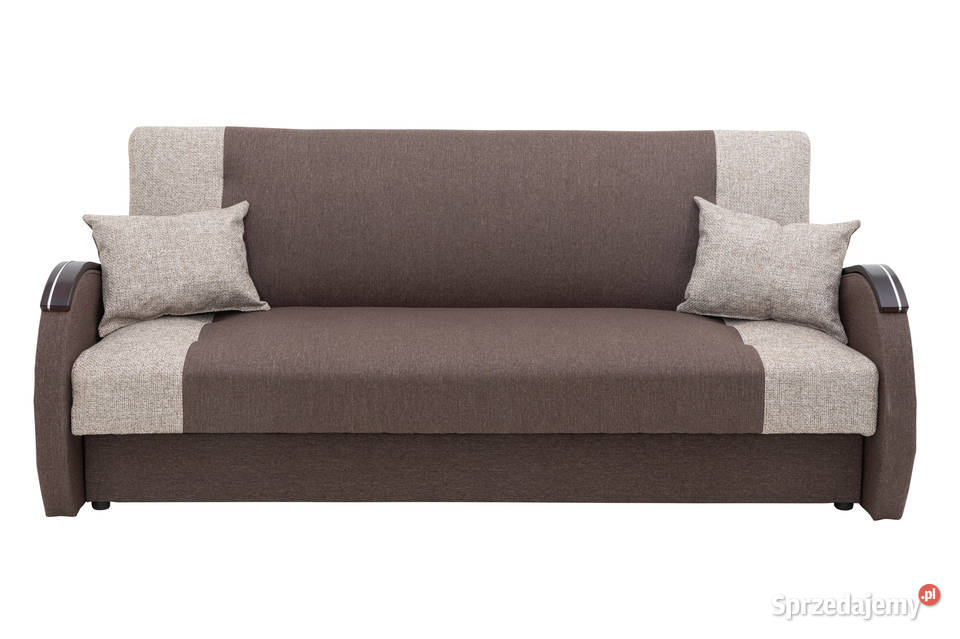 Wersalka Tapicerowana Brązowa DARIA Łęczna