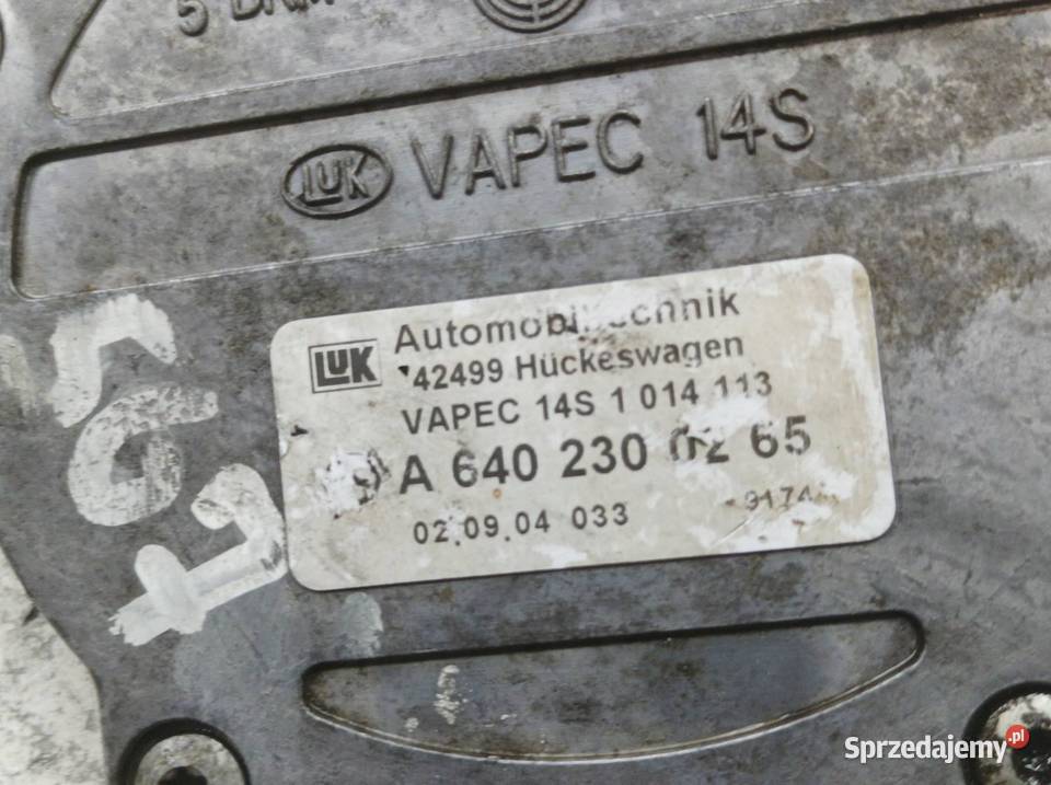 POMPA VACUM A6402300265 20 CDI MercedesBenz świętokrzyskie