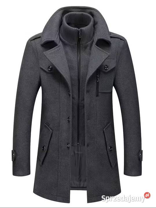 Elegancką męską kurtkę jesień zima wiosna duża Rozmiar 4XL Moda i Styl Katowice