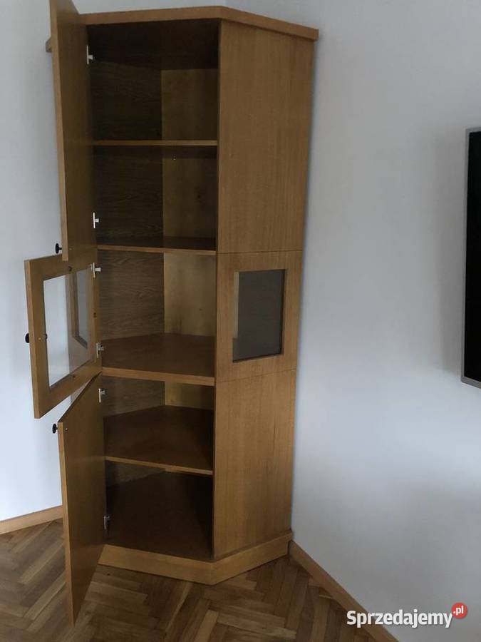 Dębowa narożna witryna komoda 75cm sprzedam
