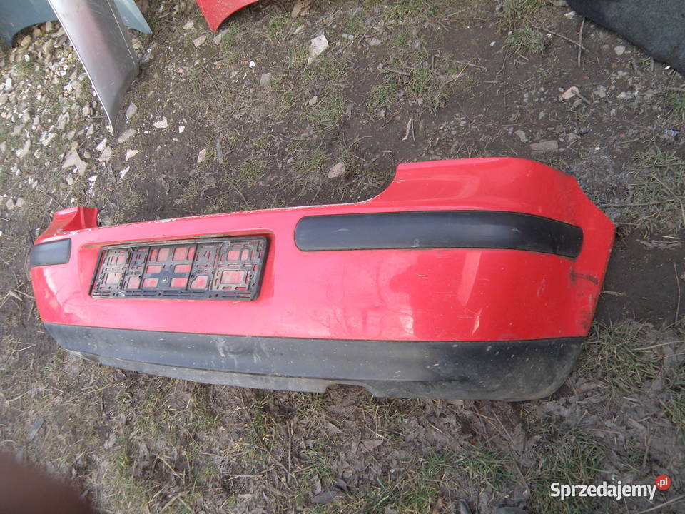 Zderzak tylny Volkswagen Golf IV 9703 czerwony osobowe