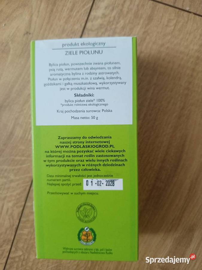 Ziołowa herbatka ziele piołunu Serock