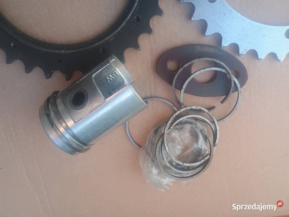 Simson Sr 2 części zębatka tylna tłok Jastrzębie sprzedam