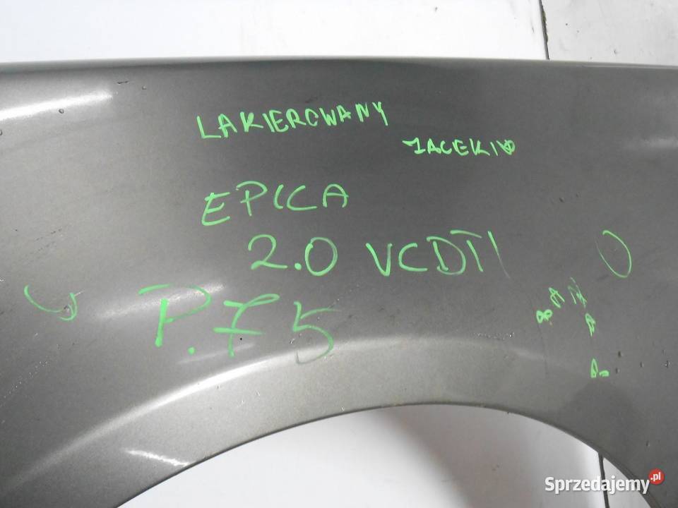 BŁOTNIK LEWY PRZÓD P75 CHEVROLET EPICA
