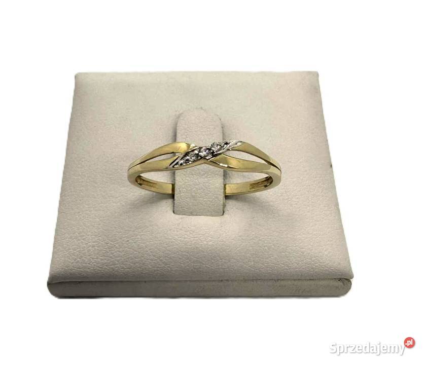 Złoty Pierścionek pr 585 124g R19 złoto Elbląg