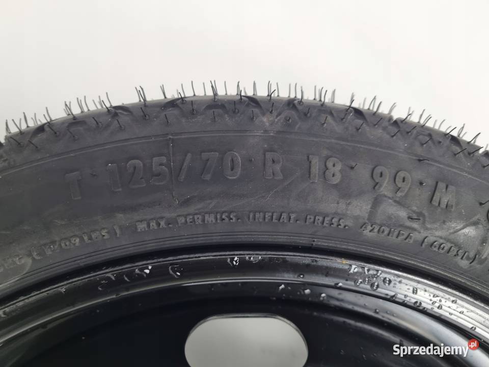 KOŁO ZAPASOWE DOJAZDOWE Audi Seat Vw Golf VI Samochodowe Chełm