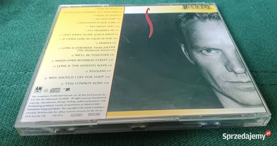 Sting Fields of gold CD Zbylitowska Góra sprzedam