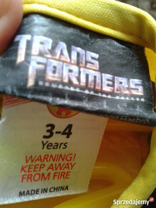 Strójkostium Transformers na 34 lata WYSYŁKA Jelenia Góra