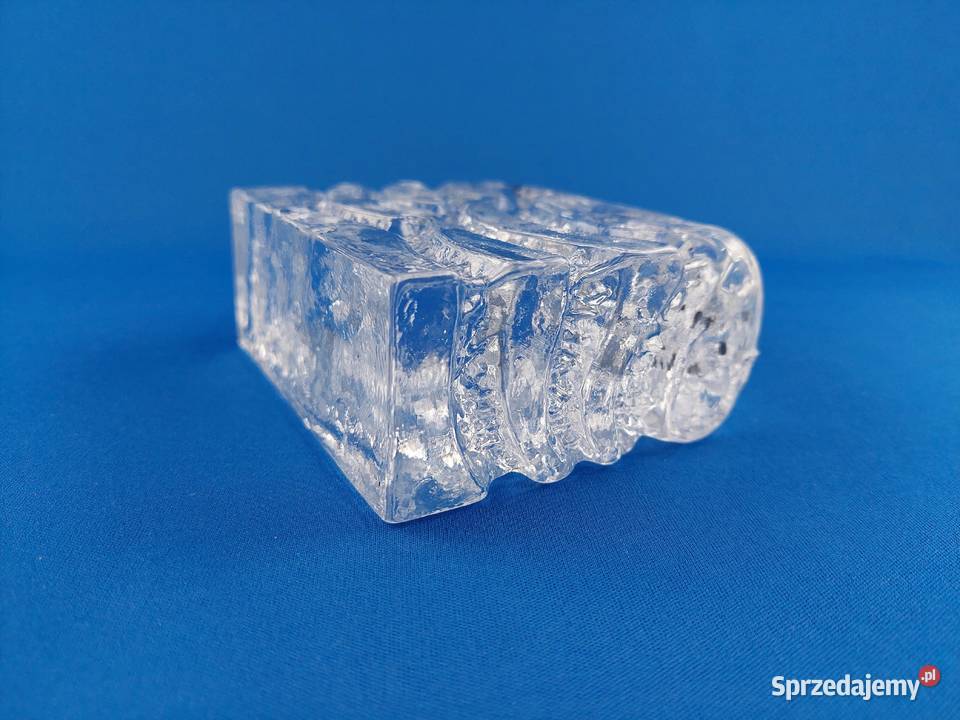 INGRID Glasshtte Blockkristal wazon Ice Block Poznań