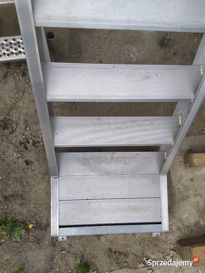 Schody aluminiowe długość 250 wysokość 200 zewnętrzne Szczecin sprzedam