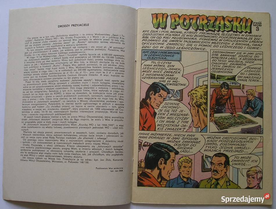 KAPITAN ŻBIK W POTRZASKU 1977