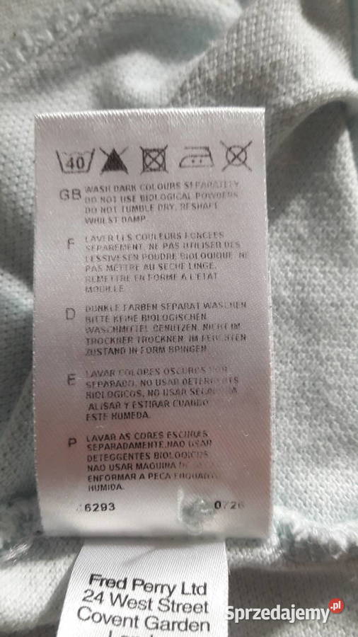 Koszulka polo Fred Perry miętowa Odzież codzienna opolskie Głuchołazy