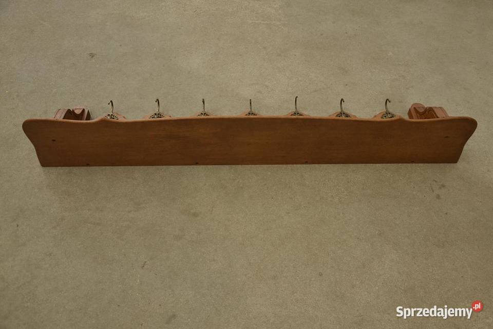 wieszak dębowy ścienny 131 Poddębice sprzedam
