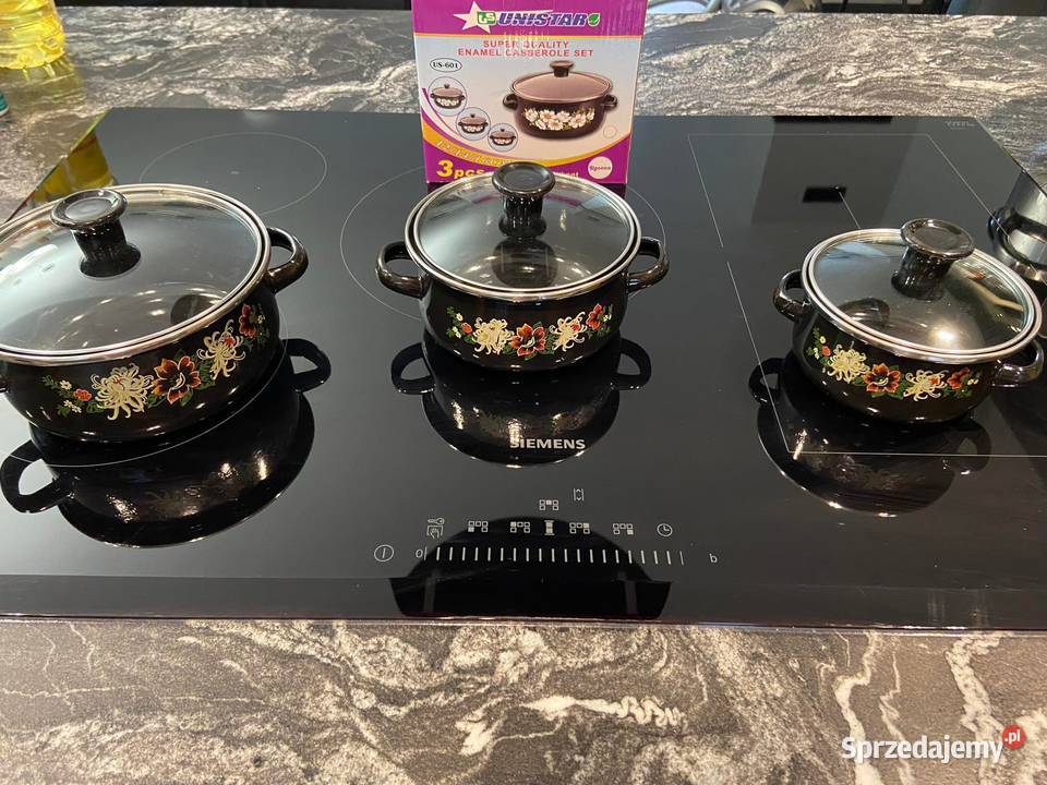 FABRYCZNIE NOWY zestaw małych garnków Poznań sprzedam