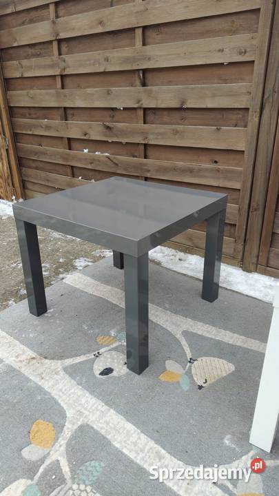 Stolik IKEA Lack ława szary połysk mazowieckie