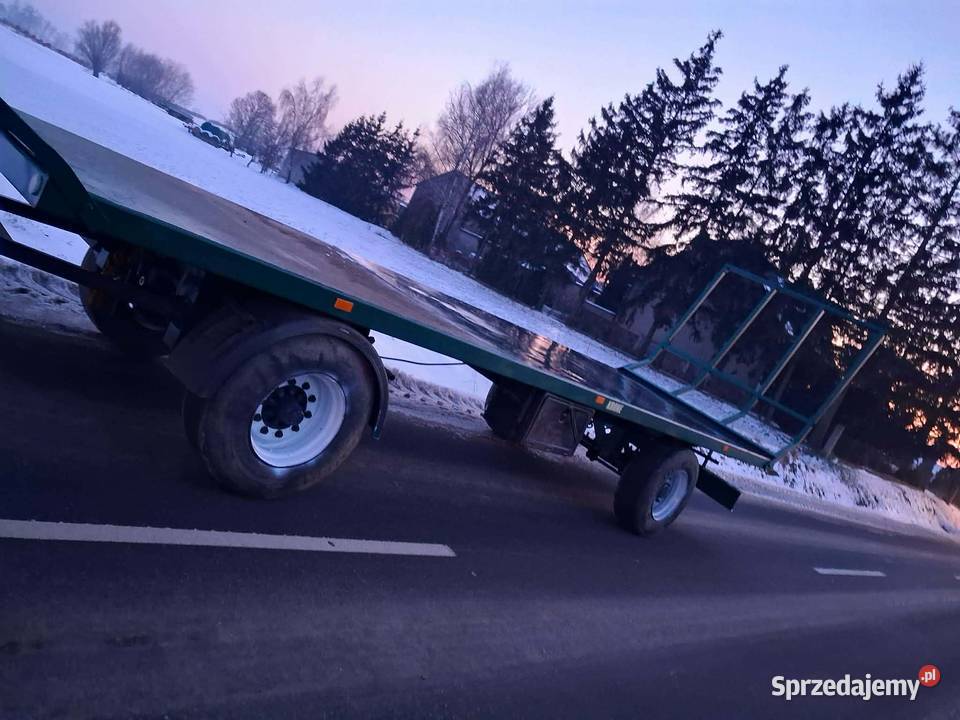 Przyczepa do slomy bel skrzynio palet Pozostałe Rolnictwo kujawsko-pomorskie