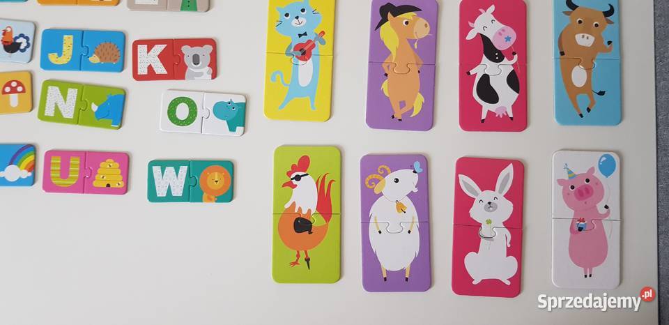 Puzzle Czuczu literki zwierzątka kwadraty Warszawa