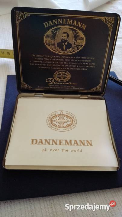 Metalowe pudełko na cygara