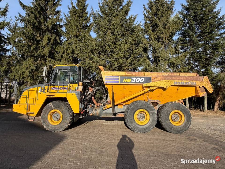 Wynajem wozidła Komatsu 30 ton HM300 Wozidła wielkopolskie Poznań