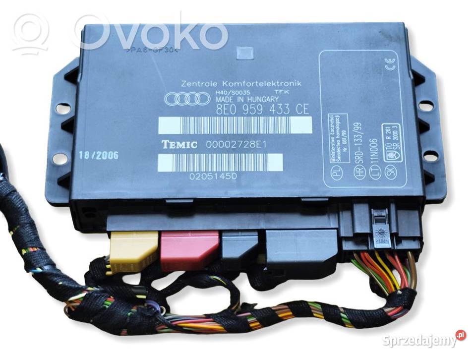 Audi A4 S4 B7 STEROWNIK MODUŁ KOMFORTU sprzedam