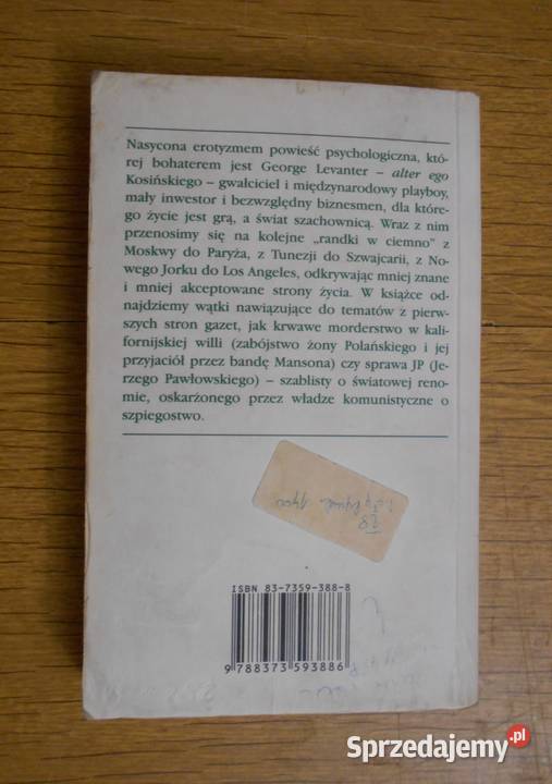Jerzy Kosiński Randka w ciemno Proza i poezja Parczew