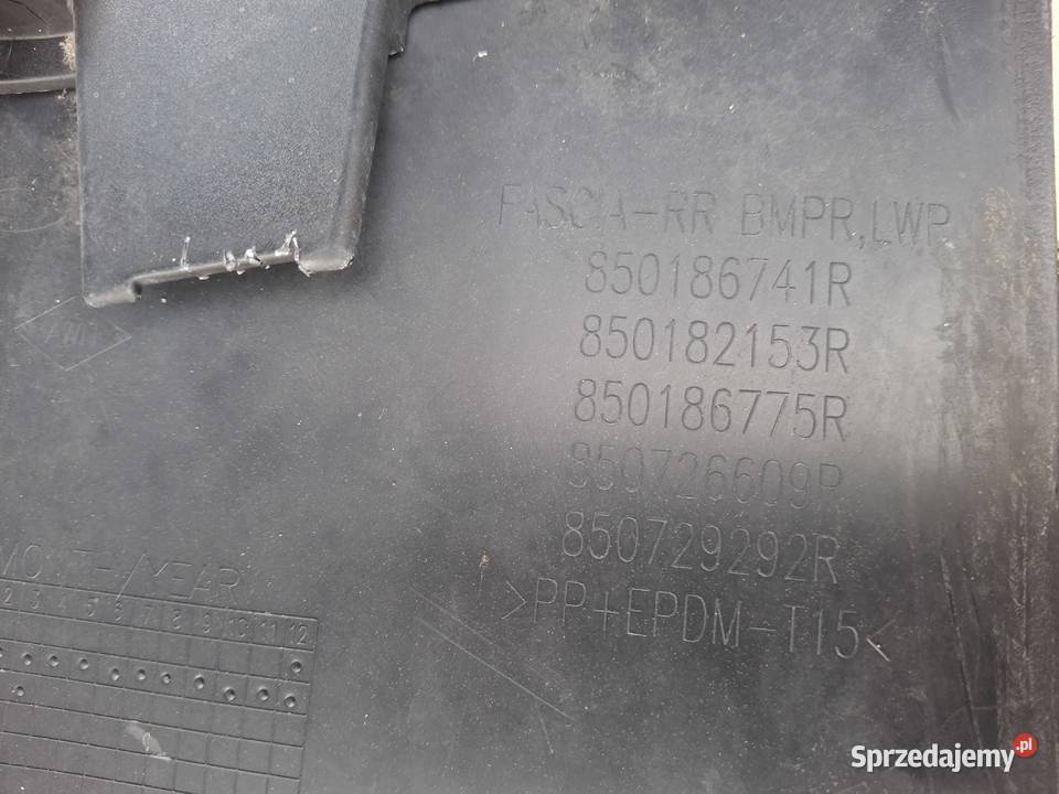 RENAULT ARKANA ZDERZAK TYŁ TYLNY DOKŁADKA Bieleń