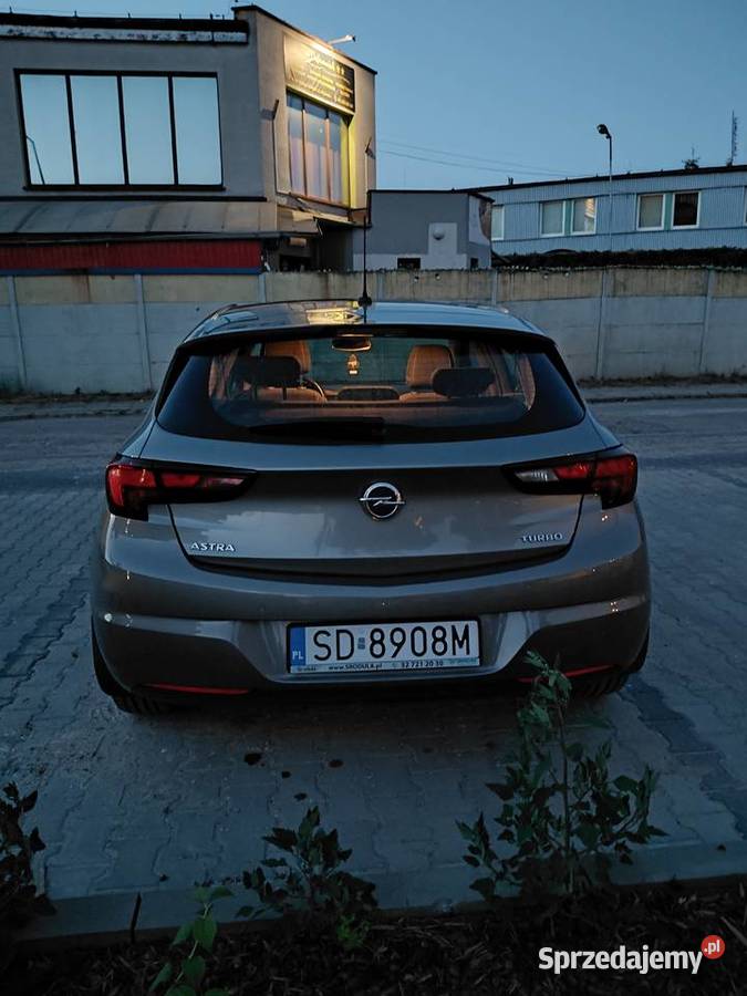 Opel Astra K 2017 krajowy benzyna ASR (kontrola trakcji) śląskie Dąbrowa Górnicza