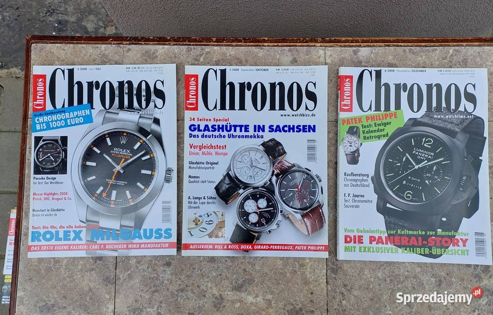 Czasopisma niemieckie Chronos zestaw 13 lata Tczew