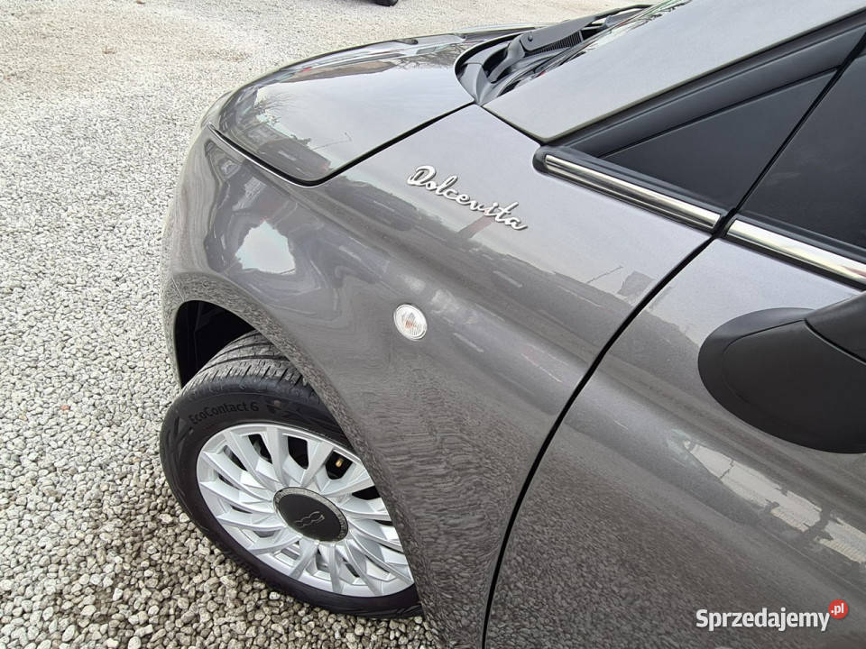 Fiat 500 33 SzklanyDach Klimatyzacja Led wspomaganie kierownicy 500 Wągrowiec