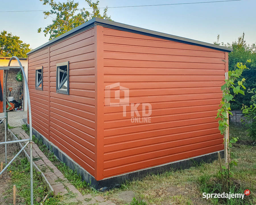 Schowek Domek Ogrodowy 25x4m Drzwi 3x Okno Jasny Częstochowa