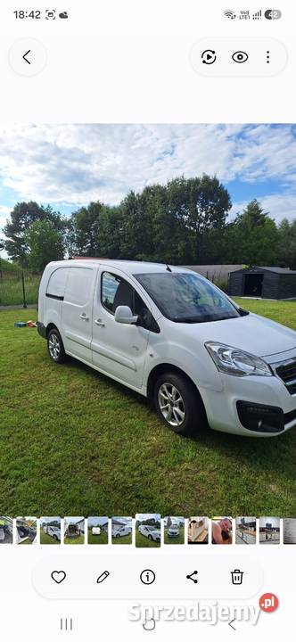 Peugeot Partner 16 Blue HDI 2016 Automat lubelskie sprzedam