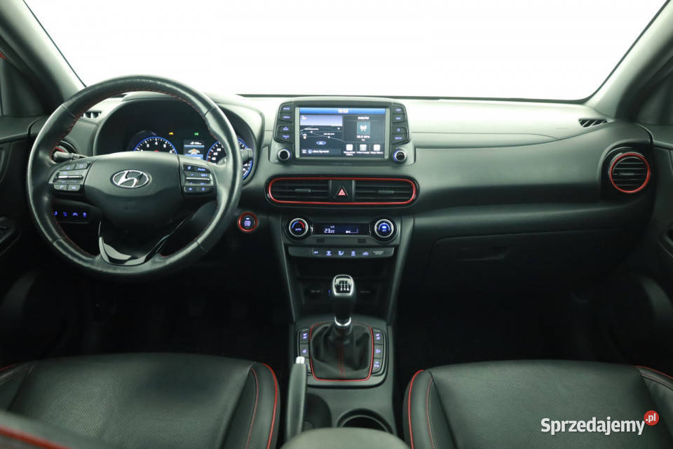 Hyundai Kona 10 TGDI skórzana tapicerka Piaseczno