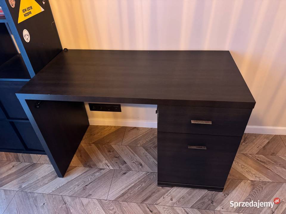 biurko ciemnobrązowe 120x60 Biurka Biurka śląskie Sosnowiec