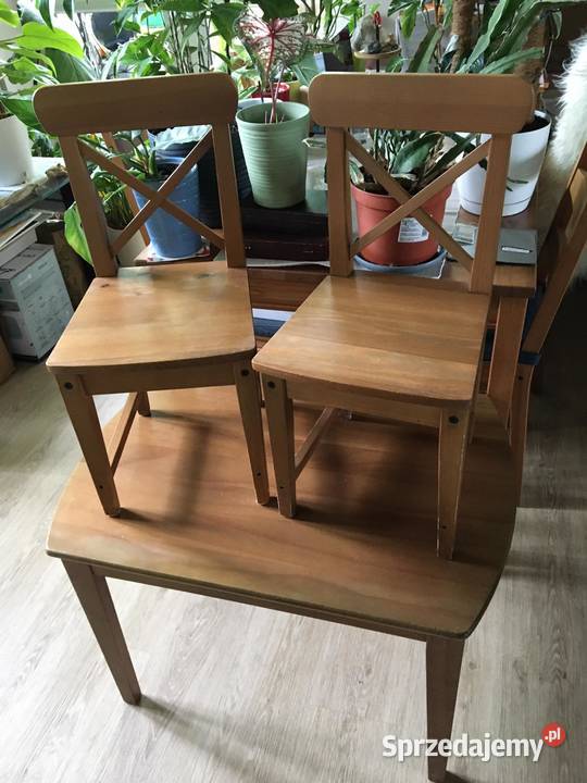 Stolik i krzesełka dziecięce drewniane Ikea Warszawa
