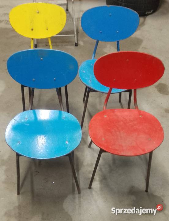 Krzesla z prl Augustów