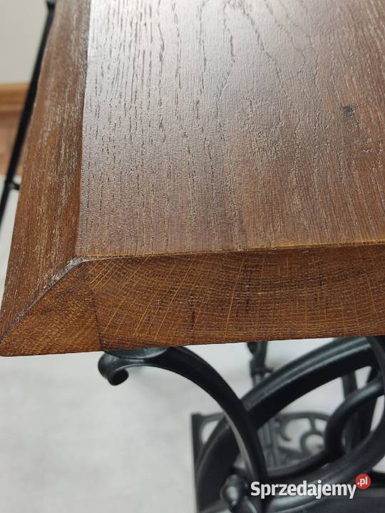 Blat dębowy lakierowany do stolika z maszyny do Radomsko