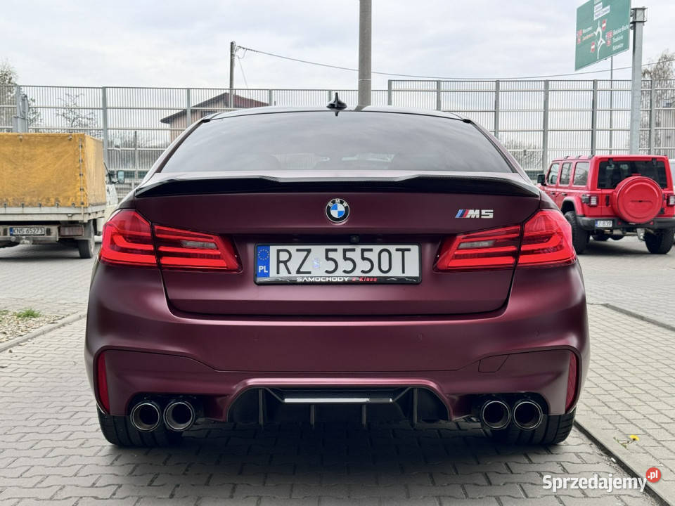 BMW M5 Salon Polska Bezwypadkowy Bowers Wilkins czujnik zmierzchu Węgrzce