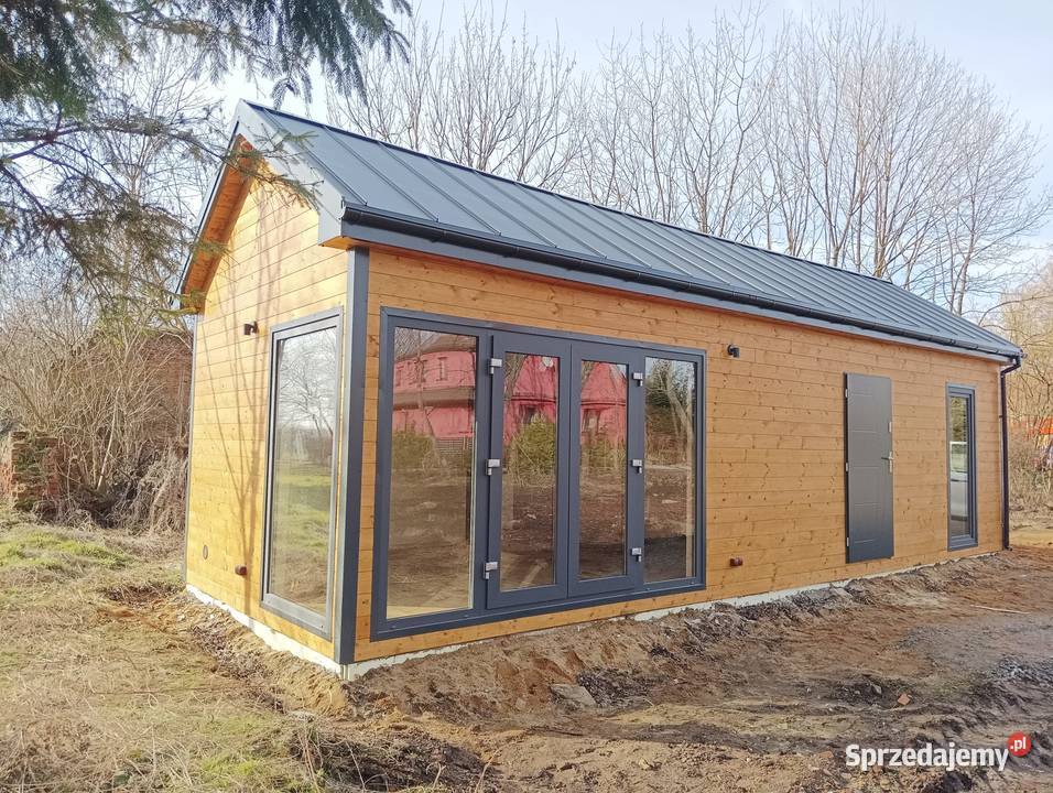 Dom domek modułowym mobilny do 35 m letniskowy Oborniki sprzedam
