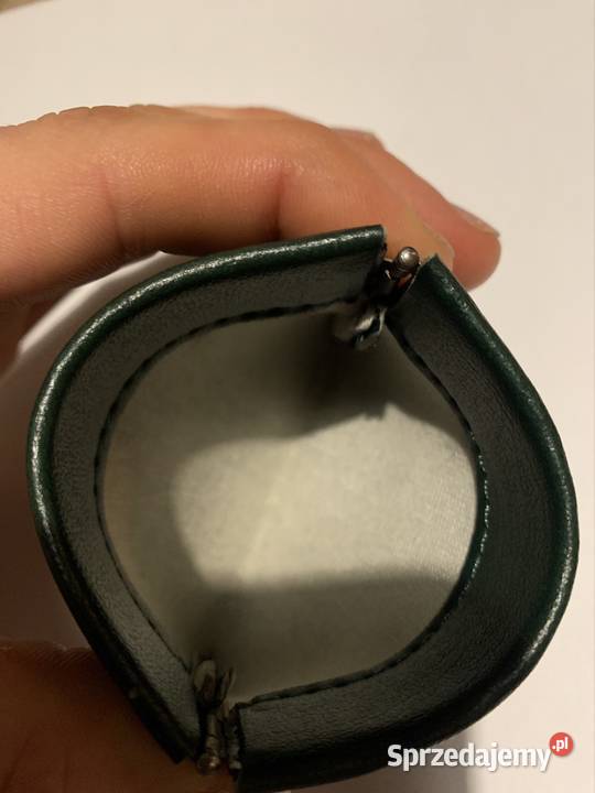 Skórzana portmonetka vintage na monety Sosnowiec