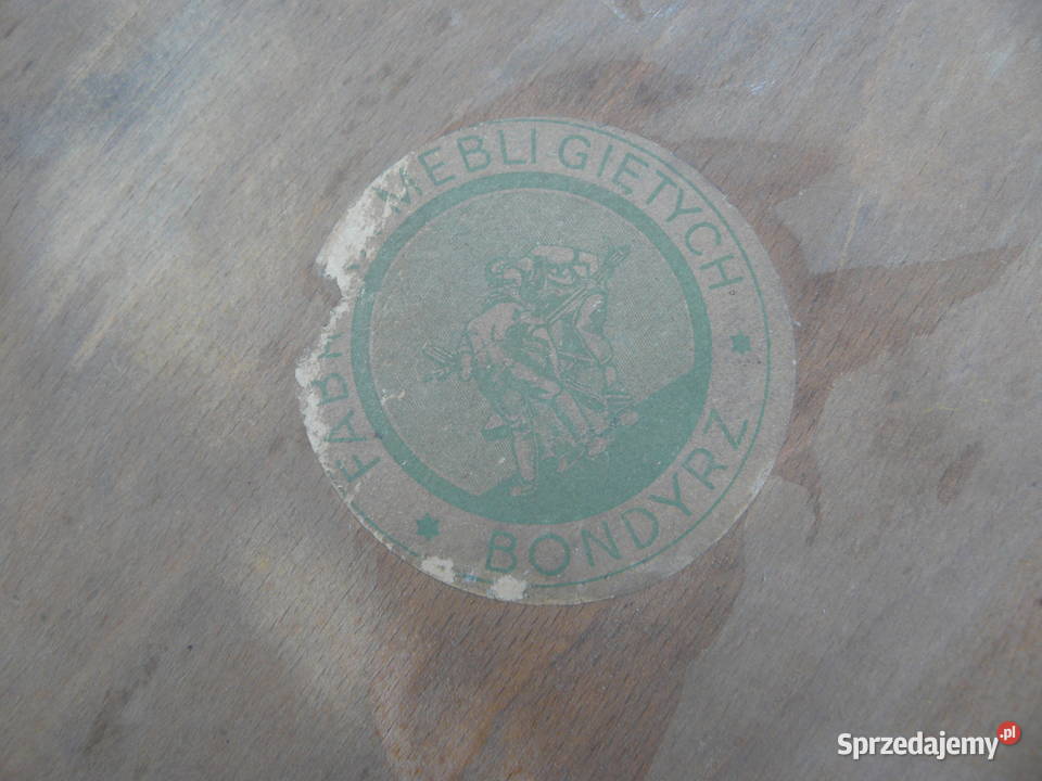 Stare krzesła gięte sygnowane Bondyrz Antyki Antyki Nowy Sącz