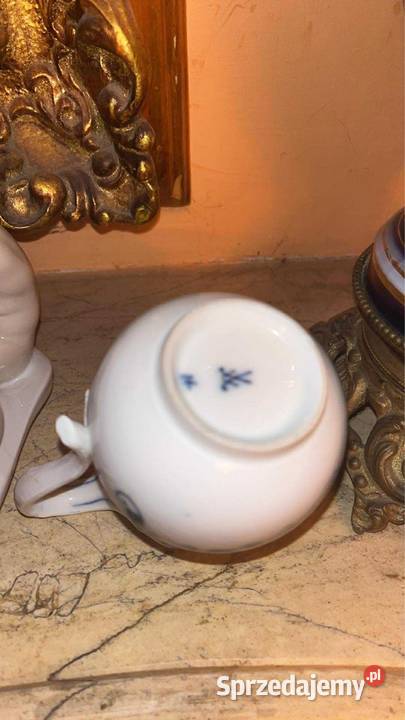 Mlecznik Meissen Wzór cebulowy Miśnienski Miśnia Gdańsk