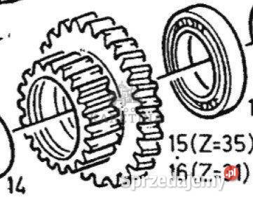 Deutz Fahr Agrostar 611 621 631 671 Koło Zębate Jastrzębniki