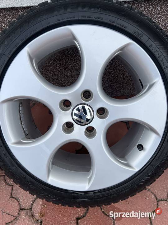 Felgi VW Golf 6 GTI 17 75J ET51 Dunlop Winter zachodniopomorskie Pniewo
