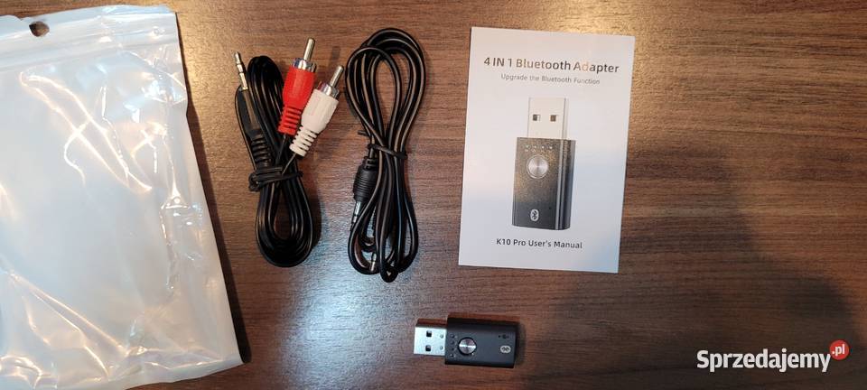 4 w 1 Bluetooth 5.1 nadajnik - odbiornik Audio Stereo.