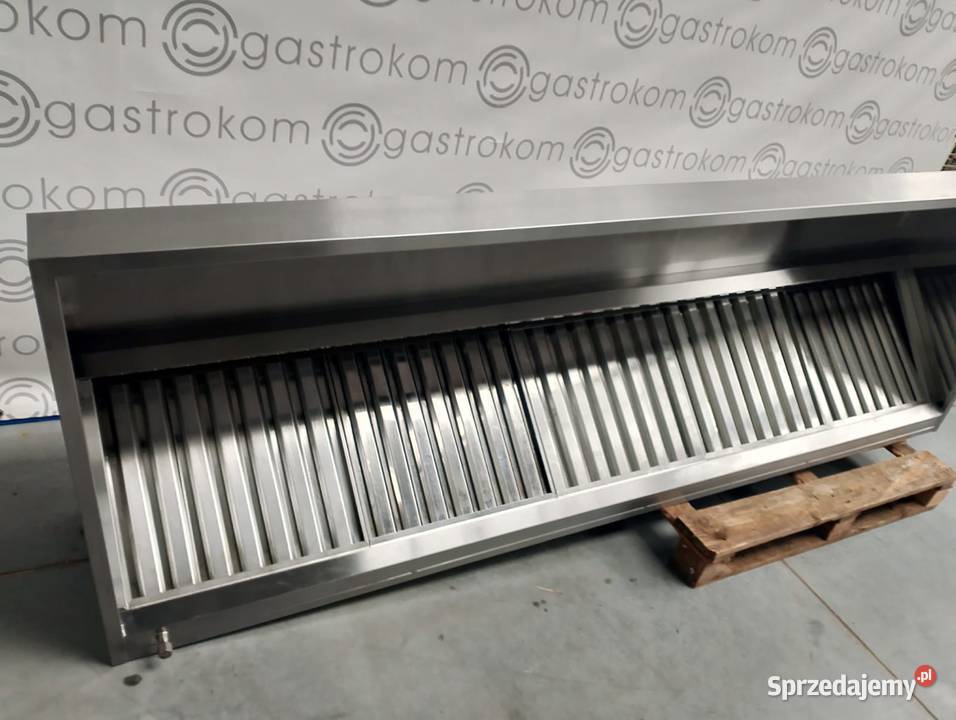 OKAP PRZYŚCIENNY TRAPEZOWY Z ŁAPACZAMI 260x90 Wrocław