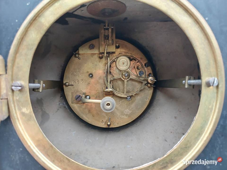 Stary zegar kominkowy francuski V Reclus antyk Tczew sprzedam