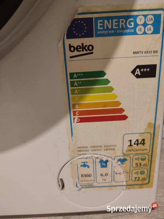 Pralka Beko lubuskie