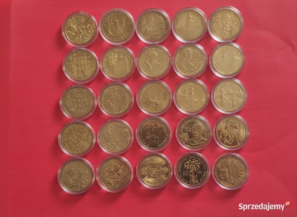 25 monet okolicznościowych 2 każda inna Lębork