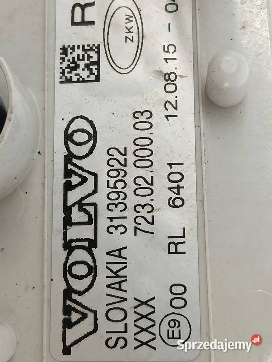 HALOGEN DRL LED PRAWY PRZÓD 7230200003 Volvo V40 osobowe świętokrzyskie
